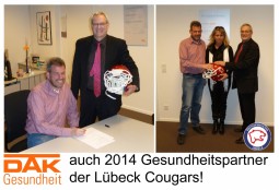 DAK bleibt Gesundheitspartner der Cougars